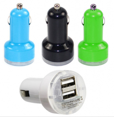 Dreamed 2 USB Ports Car Power Charger Adapter Auto Charging 