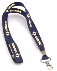 Metal Button Lanyard with Your Own Logo on String