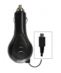 High Quality Fosmon Technology Retractable Micro USB Car / Vehicle Charger for BLU Studio 5.0