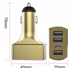 High Quality Wholesale QC 2.0 Qualcomm Quick Charge 2.0 Car Charger,Quick Charging Cell Phone USB  Car Charger 2 3 4 Port