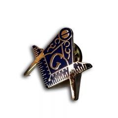Wholesales Custom Masonic Lapel Pin in Mass Stock Masonic It