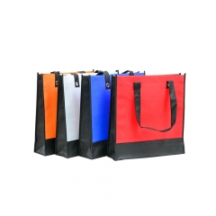 Multcolor recycled nonwoven bag shopping bag with custom Log