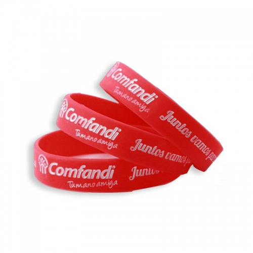 Hot Sale Wholesale Wristband Custom Printed Silicone Bracelets