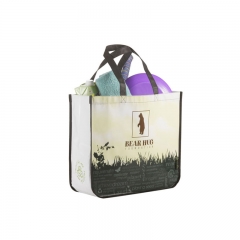 Custom Promotional Reusable and Foldable Laminated Tote Bag