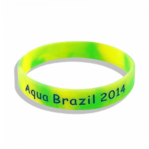 Factory directly cheap sell custom made print rubber wristband
