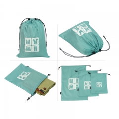 New Design Promotional Polyester Custom Drawstring Bag