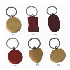 Hot Sell Wooden Made Keychain Fashion Lovely Design