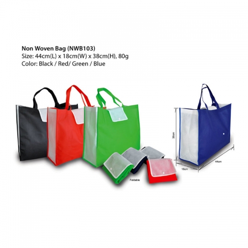 Recycled nonwoven bag shopping bag with custom logo