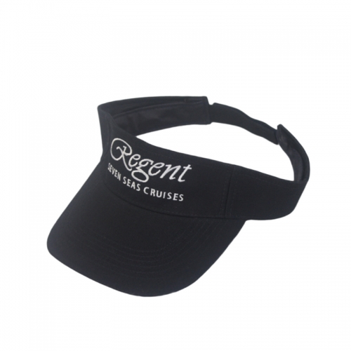 Wholesale embroidery cotton sports sun visor / sun visor cap / hat