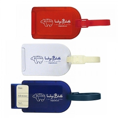 Slidable and Protable  PVC Luggage Tags in Colorful with Custom Logo