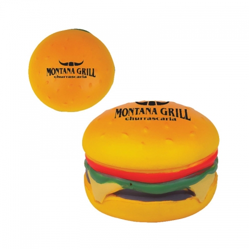 High Quality Promotional Customized Logo Anti Hamburger Stress Ball
