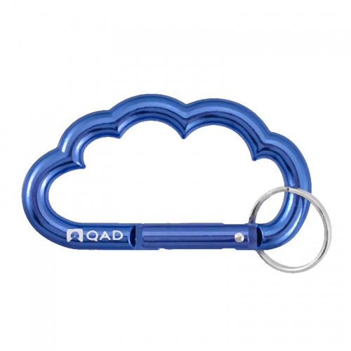 2016 New Design Customized Cloud Carabiner with Keyring
