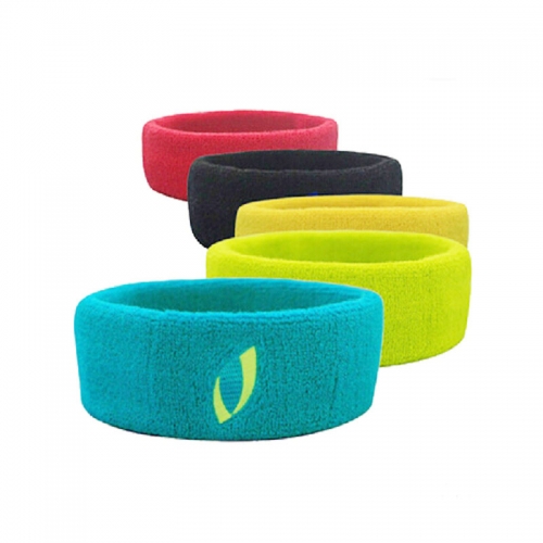 Top Quality 100% Cotton Sports Safety Sweatband