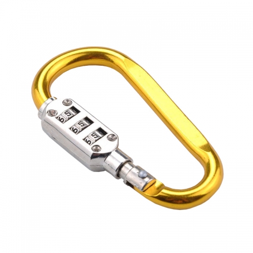 2016 High Quality Metal Carabiner with  Coded Lock