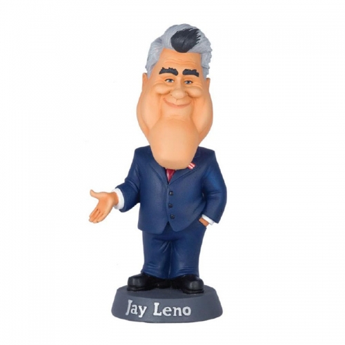 High Quality Customized Jay Leno Resin Bobble Head Dolls
