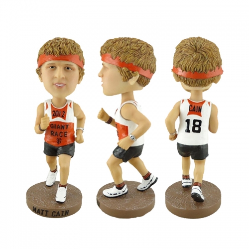Wholesale Polyresin Bobble Head Playing Sports Bobble Head
