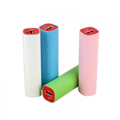 Promotional gift lipstick power bank 2600mah with real capacity