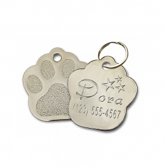 Customized Aluminum Hang Decorations Dog Tag with Logo Made in China