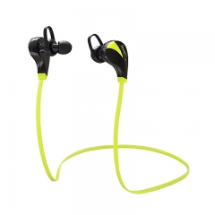 High Quality V4.1 Bluetooth Mini Lightweight Wireless Stereo Sports Headphone - Black/Green