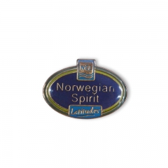 Promotional customized label pin prmotional badge