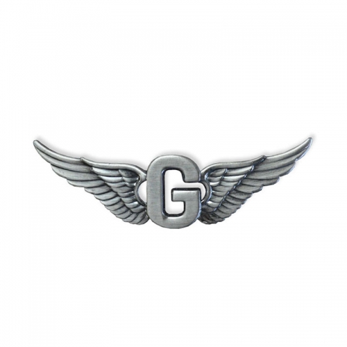 Zinc alloy label pin Fly G badge