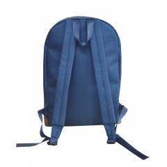 Polyester school backpack outside backpack
