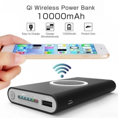 New arrival Good Quanlity Wireless Charger Power Bank 10000mah with Large Capacity